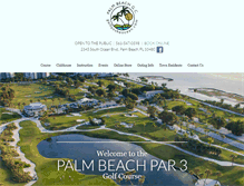 Tablet Screenshot of golfontheocean.com